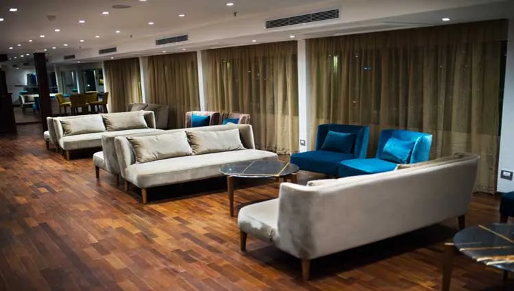 Lounge aboard the Concerto II Nile Cruise Nile cruise